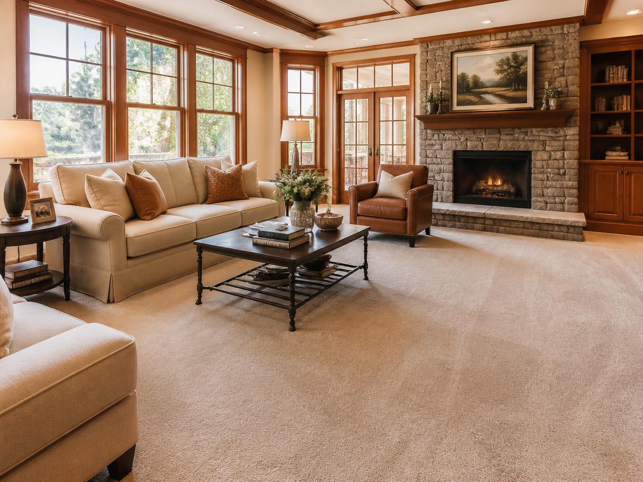 Living room carpet refresh